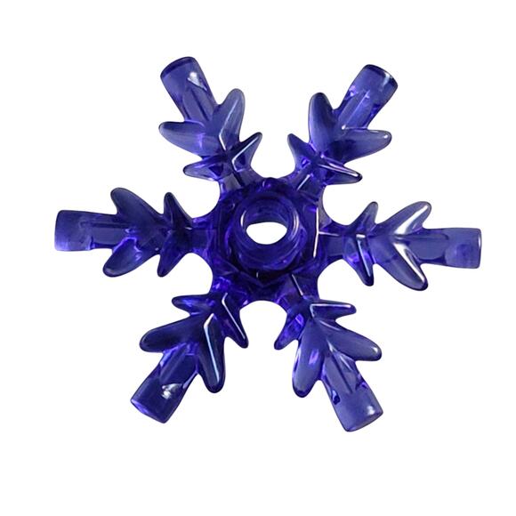 LEGO Crystal Ice Snowflake Trans Purple x789 6278421 Frozen Parts Pieces - Picture 2 of 2